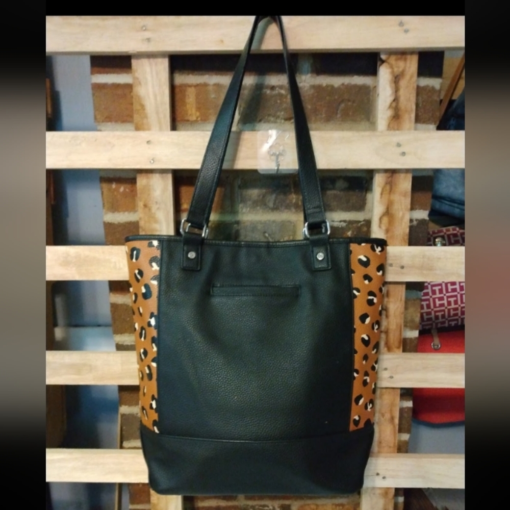 Thirty-One Colorblock Tote GUC - Picture 2 of 7